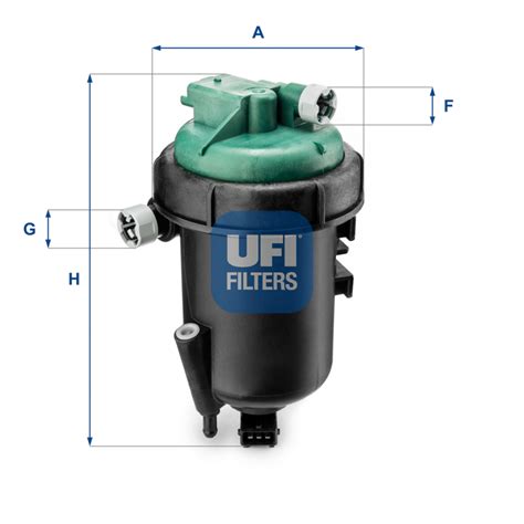 Filtro Carburante Ufi Mio Ricambio