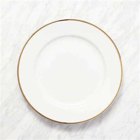 Maison Gold Rim Dinner Plate Reviews Crate And Barrel