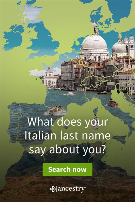 Italian surnames 7 facts to know – Artofit