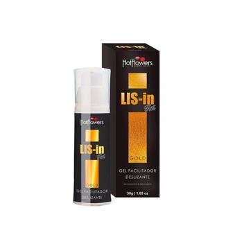 Lis in Gold Gel Facilitador Deslizante 30g Hot Flowers HOTFLOWERS Lubrificante Íntimo Sexual
