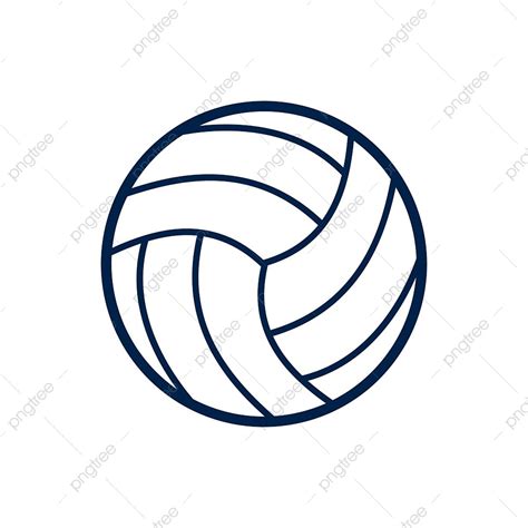 White Volleyball Clipart Transparent Png Hd Volleyball Icon Vector