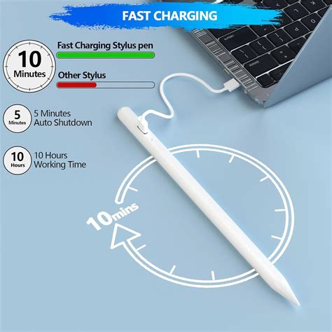 Smart Smart WHITE Active Stylus Pen for Touch Screen Writing