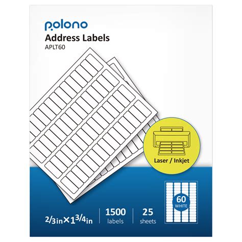 3 13x4 Shipping Address Labels Polono Shipping Labels For Laser And In