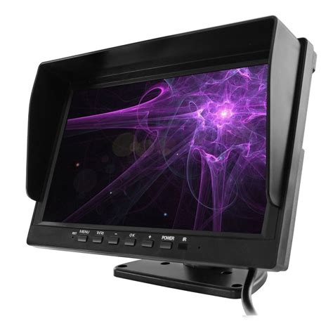 Monitor auto LCD, Nvox, 10 inch, 4PIN, Functie inregistrare, Negru ...