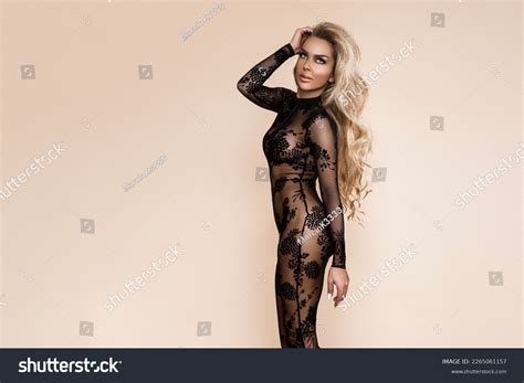Sexy Sensual Woman Black Lace Lingerie Stock Photo 2265061157 Shutterstock