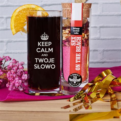 Keep Calm Zestaw Drinkowy Sex On The Beach MyGiftDna Pl