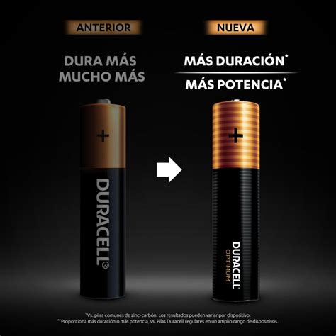 Pilas Alcalinas Duracell Optimum Aaa Duracell La