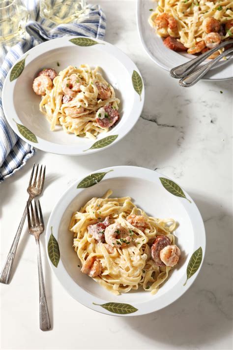 How To Make The BEST Cajun Shrimp Fettuccine Alfredo The Speckled Palate