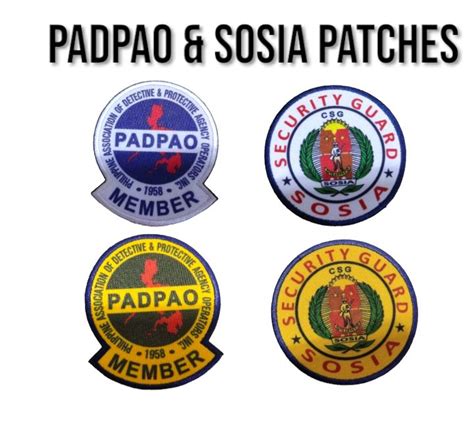 Padpao And Sosia Patches Computerized Lazada Ph