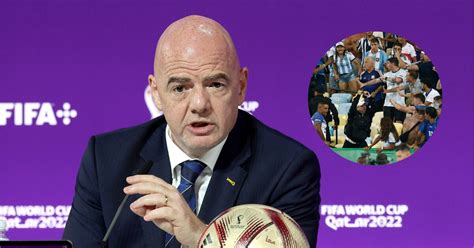 Fifa Gianni Infantino Reprueba Los Actos De Violencia Del Juego