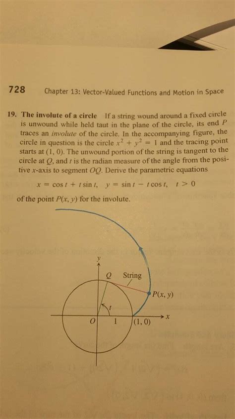 Solved 728 Chapter 13 Vector Valued Functions And Motion In