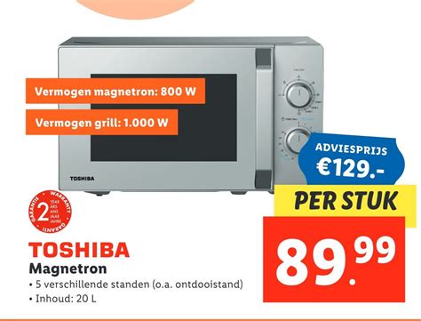 Magnetron Aanbieding Bij Lidl