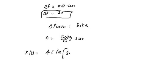 Solved Wideband Fm Can Be Generated By First Generating A Narrowband