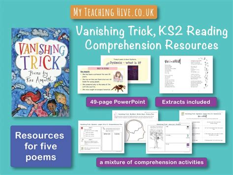 Vanishing Trick Poetry Comprehension - my teaching hive