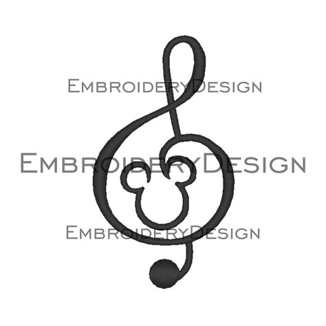 Notes Mickey Mouse Anita Kóródi Svgembroiderydesign