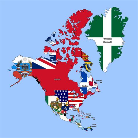 Political Map of North America In the Year 2023 in my Alternate History ...