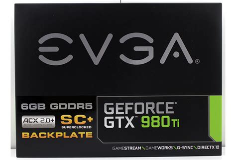 Evga Geforce Gtx Ti Superclocked Acx Backplate Gb Previewed