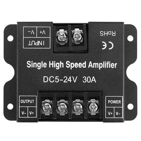 Amazon.com: LED RGB Amplifier Controller, DC5-24V 30A Single High Speed ...