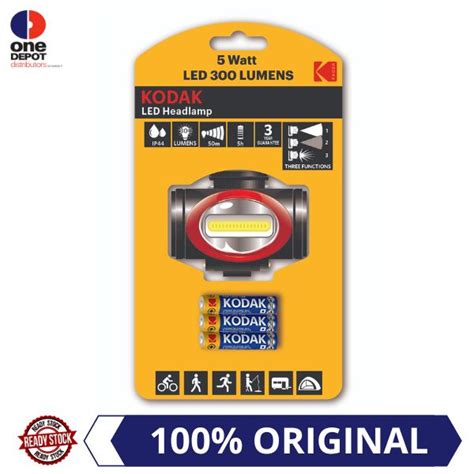 kodak led headlamp   shopee malaysia