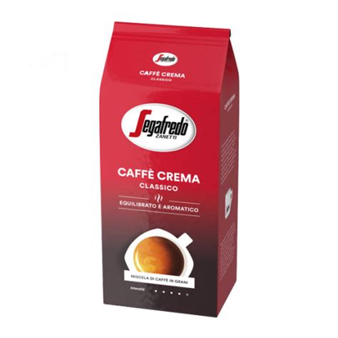 Segafredo CaffÃ Crema Classico 8x1000g Bohne Getraenkeservice