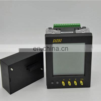 Panel Mounted Three Phase Volt Ampere Lcd Multifunction Power Meter Of