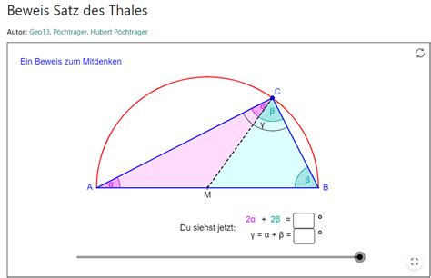 Beweis Satz Des Thales Mathflix