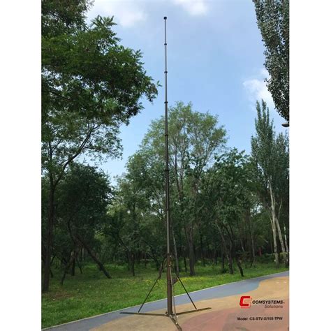 Cstm Sa Telescopic Mast Stand Alone Comsystems Solutions