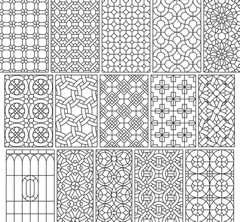 Laser Cut Screen Panel Collection Dxf File