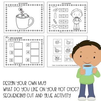 Hot Chocolate Emergent Reader And Mini Literacy Set TpT