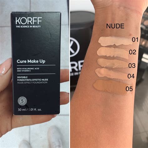 Tvár KORFF Nude effect Foudatiion makeup 30ml Mdrogéria