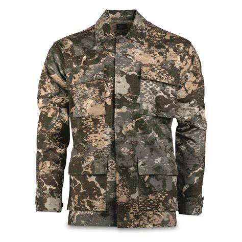 Mil Tec Ripstop Bdu Field Jacket Phantomleaf Wasp I Zib Camo