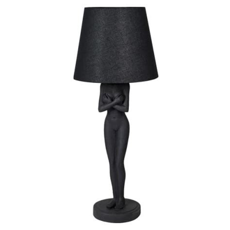 Naked Table Lamp 76 Cm Black Bedside Table