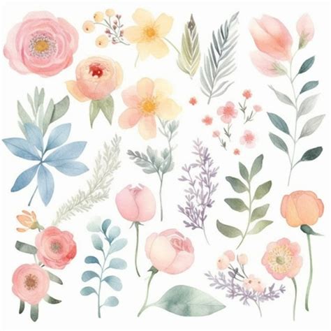 Midjourney Prompt For Floral Seamless Pattern Flower Etsy Uk