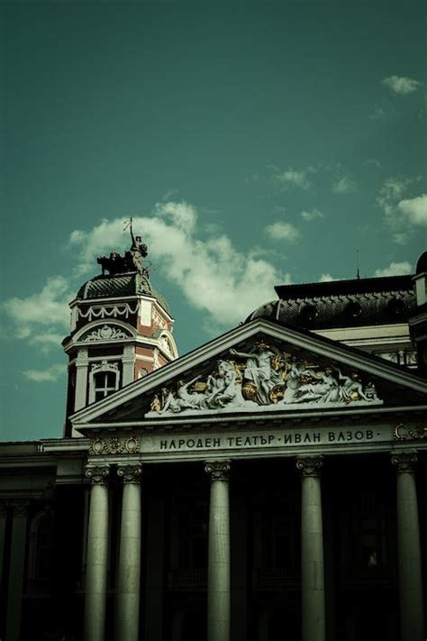 Facade of the Ivan Vazov National Theater in Sofia · Free Stock Photo