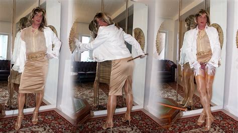 Wanking Golden Gurl The Sheen Sound Of Nylon Shemale Amateur Porn Feat Chantal Fouet