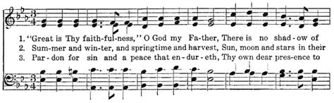 Poets On Hymns “great Is Thy Faithfulness” Harvard Divinity Bulletin