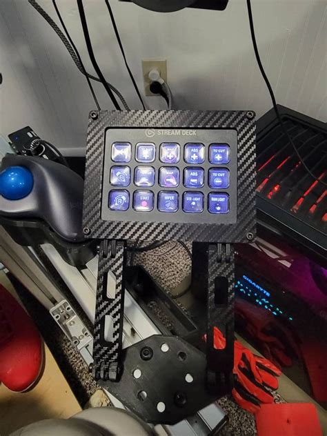 Stream Deck Mount For For Sim Rig Series Profile Etsy