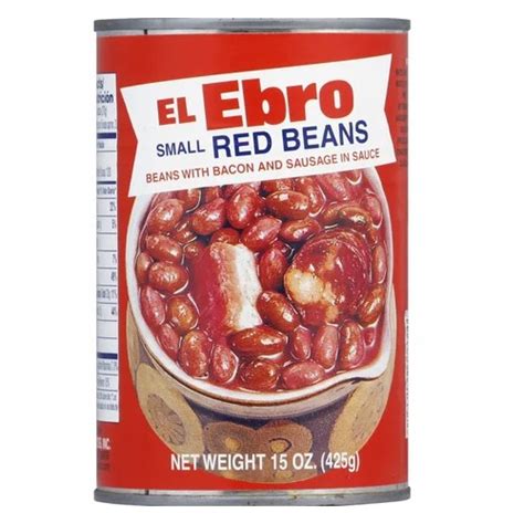 El Ebro Small Red Beans Potage With Bacon And Sausage 15 Oz