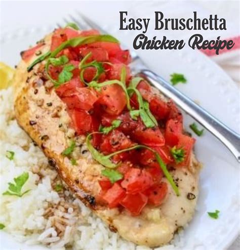 Easy Bruschetta Chicken Recipe Eat