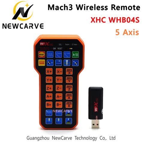 Cnc Controller 5axis Mach3 Wireless Remote Handle Xhc Whb04s Electronic Mpg Handwheel For