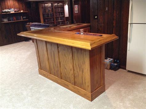 Diy How To Build Your Own Oak Home Bar John Everson