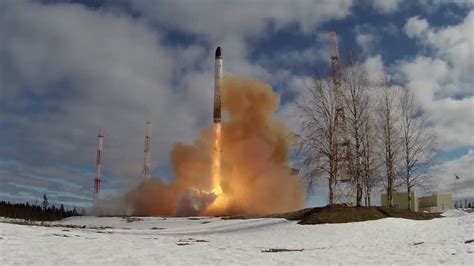 NATO Take Note: Russia Test Launches Nuclear-Capable Sarmat Missile ...