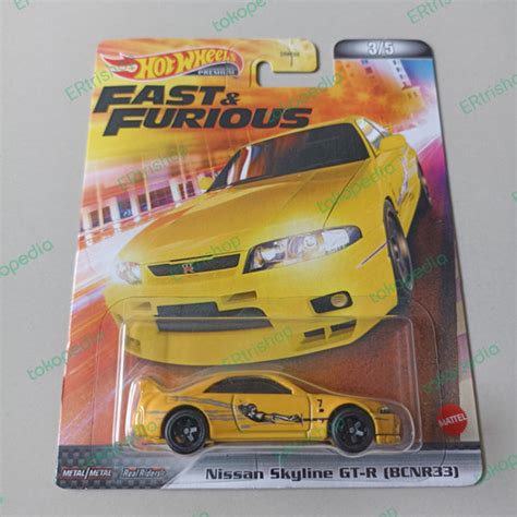 Jual Hot Wheels Premium Nissan Skyline GT R BCNR33 R33 Fast And Furious Kab Bekasi