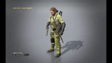 Naked Snake Fatigues For Venom Snake And Avatar At Metal Gear Solid V The Phantom Pain Nexus