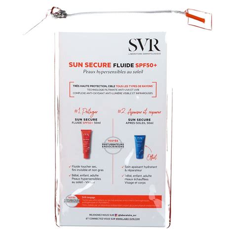 Svr Coffret Sun Secure Fluide Spf Apr S Soleil Pc S Redcare