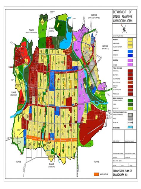 Chandigarh Master Plan 2031 Map Pdf Pdf
