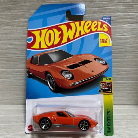 Hot Wheels Hotwheels Hw Exotics 71 Lamborghini Miura Sv 興趣及遊戲 玩具 And 遊戲類 Carousell