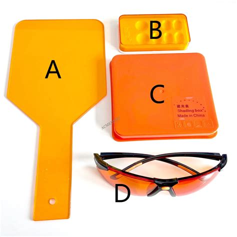 Dental Orange Goggles Block LED UV Blue Lights Glasses Assistantant