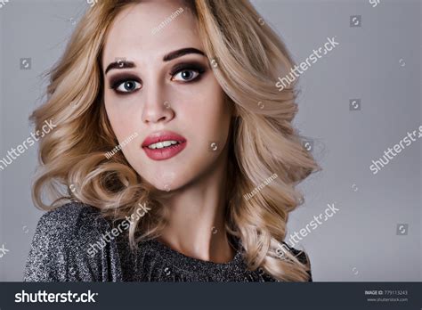 Studio Beauty Portrait Gorgeous Blonde Woman Stock Photo Shutterstock
