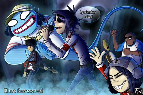 Clint Eastwood Gorillaz Speedpaint By Ashesfordayz On Deviantart